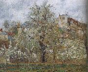 Camille Pissarro spring flowering gardens and trees Germany oil painting artist